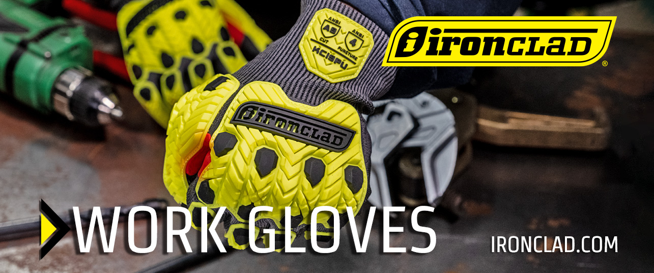 Ironclad Work Gloves Image Banner